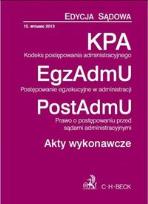 Opakowanie Kodeks postępowania administracyjnego Postępowanie egzekucyjne w administracji Prawo o postępowaniu przed sądami administracyjnymi Akty wykonawcze
