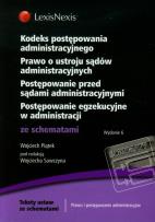 Okładka książki Kodeks postępowania administracyjnego Prawo o ustroju sądów administracyjnych Postępowanie przed sądami administracyjnymi