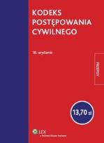 Okładka książki Kodeks postępowania cywilnego