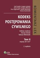 Okładka książki Kodeks postępowania cywilnego Komentarz Tom II