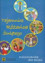 Okładka książki Kolorowanka dla dzieci. Tajemnice Różańca Świętego