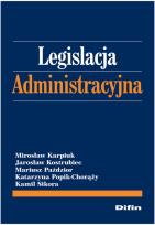 Okładka książki Legislacja administracyjna