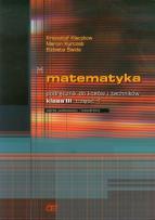 Okładka książki Matematyka LO 3 podr. cz.1 Kłaczkow OE STARE