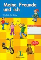 Okładka książki Meine Freunde und Ich Arbeitsbuch z płytą CD Deutsch fur Kinder