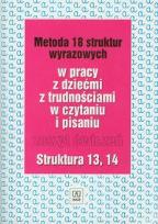Okładka książki Metoda 18 struktur wyrazowych cz.13 i 14 WSIP