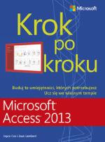Okładka książki Microsoft Access 2013. Krok po kroku