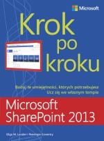 Okładka książki Microsoft SharePoint 2013 Krok po kroku