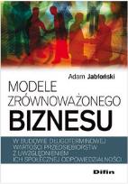 Okładka książki Modele zrównoważonego biznesu
