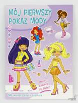 Okładka książki Mój pierwszy pokaz mody fioletowa