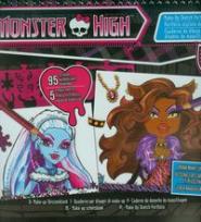 Opakowanie Monster High Upiorne makijaże Szkicownik