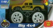 Opakowanie Monster truck 4x4 z dźwiękiem 1:48 żółty