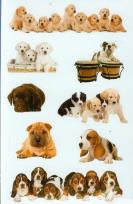 Okładka książki Naklejki tłoczone szczeniaki