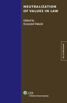 Okładka książki Neutralization of values in law