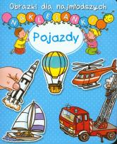 Okładka książki Obrazki dla naj. Naklejanki - Pojazdy