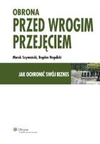 Okładka książki Obrona przed wrogim przejęciem