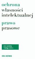Okładka książki Ochrona własności intelektualnej prawo prasowe