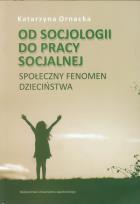Okładka książki Od socjologii do pracy socjalnej