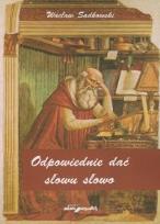 Okładka książki Odpowiednie dać słowu słowo