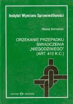 Okładka książki Orzekanie przepadku świadczenia niegodziwego
