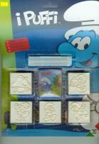 Opakowanie Pieczątki Blister Smerfy