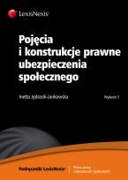 Okładka książki Pojęcia i konstrukcje prawne ubezpieczenia społecznego