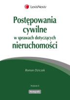 Okładka książki Postępowania cywilne w sprawach dotyczących nieruchomości