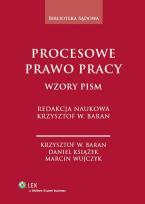Okładka książki Procesowe prawo pracy Wzory pism