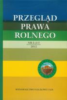 Opakowanie Przegląd Prawa Rolnego 2/11/2012