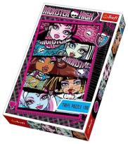 Opakowanie Puzzle 100 Monster High. Upiorne studentki TREFL