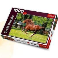 Okładka książki Puzzle 1000 Galop  TREFL