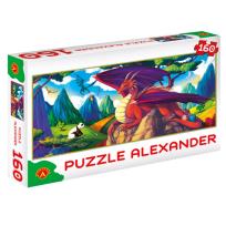 Opakowanie Puzzle 160 - Magiczny smok ALEX