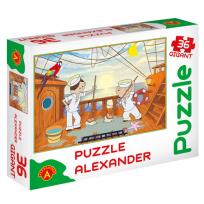 Opakowanie Puzzle 36 - Gigant. Bolek i Lolek marynarze ALEX