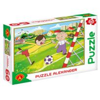 Opakowanie Puzzle 60 - Bolek i Lolek. Piłka nożna ALEX