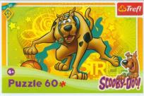 Okładka książki Puzzle 60 Scooby-Doo Bieg do kosza TREFL