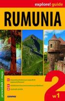 Okładka książki Rumunia 2w1 przewodnik + mapa Wyd. II