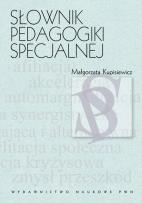 Okładka książki Słownik pedagogiki specjalnej