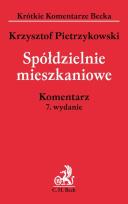 Okładka książki Spółdzielnie mieszkaniowe Komentarz