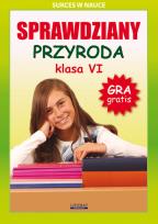 Okładka książki Sprawdziany Przyroda klasa 6