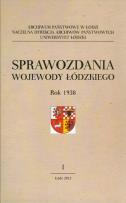 Opakowanie Sprawozdania wojewody łódzkiego