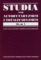Opakowanie Studia nad autorytaryzmem i totalitaryzmem 35 nr 1