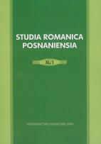 Opakowanie Studia Romanica Posnanesia XL/1