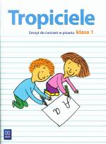 Okładka książki Tropiciele SP 1 Zeszyt do ćwiczeń w pisaniu