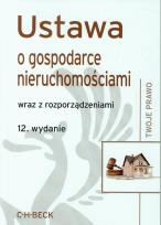 Opakowanie Ustawa o gospodarce nieruchomościami wraz z rozporządzeniami