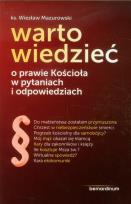 Okładka książki Warto wiedzieć