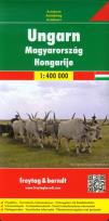 Okładka książki Węgry mapa drogowa 1:400 000