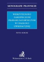 Okładka książki Wierzytelności zabezpieczone prawami zastawniczymi w upadłości