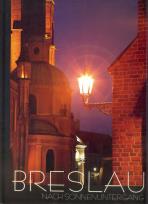 Okładka książki Wrocław po zachodzie słońca wer. niemiecka