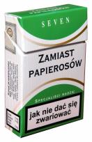 Okładka książki Zamiast papierosów - zielone SEVEN