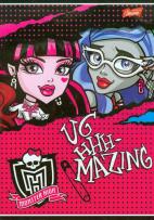 Opakowanie Zeszyt Monster High w linie 16 stron A5