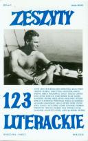 Opakowanie Zeszyty Literackie 123/3/2013